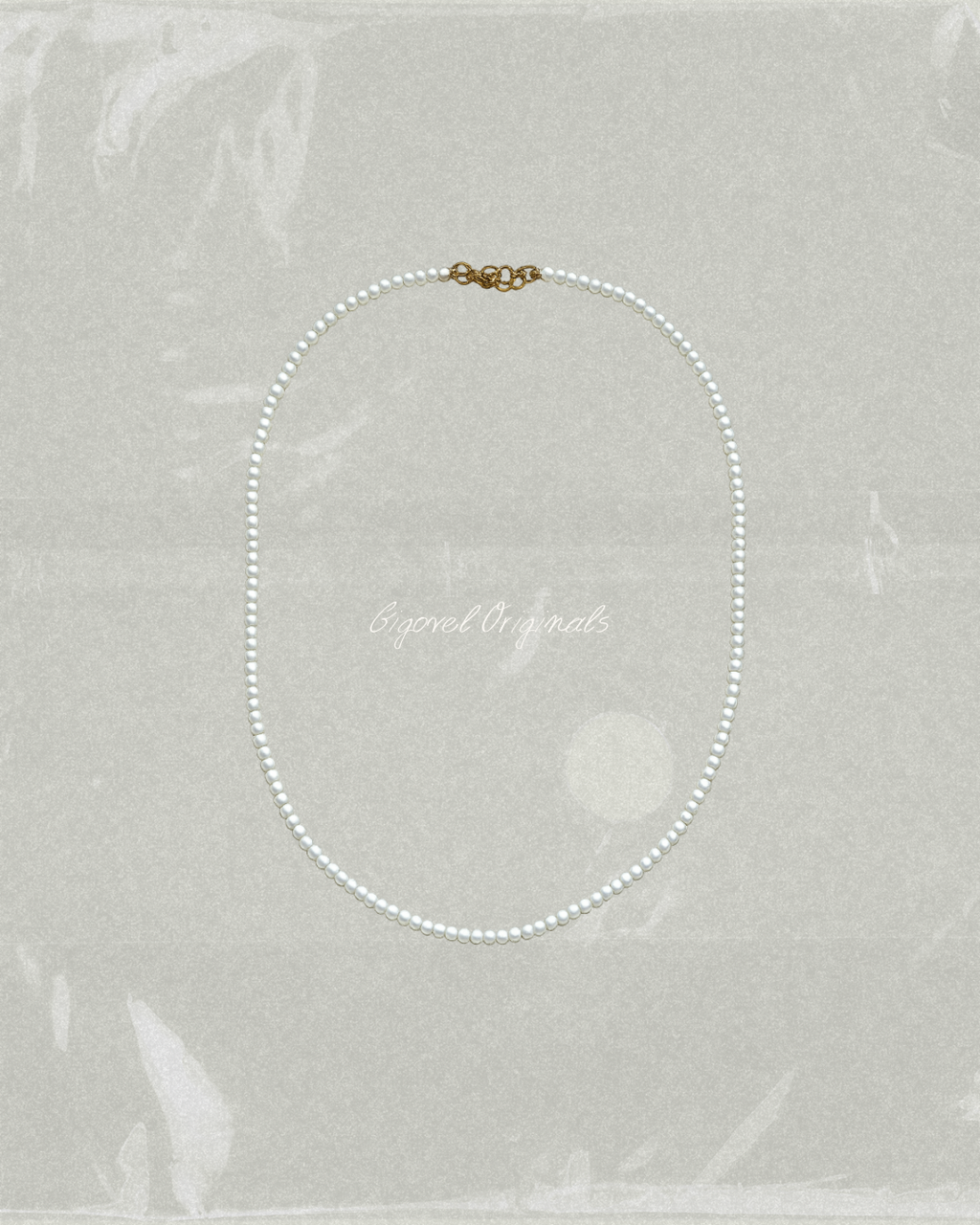 Colar de Pérolas Cloud Simples