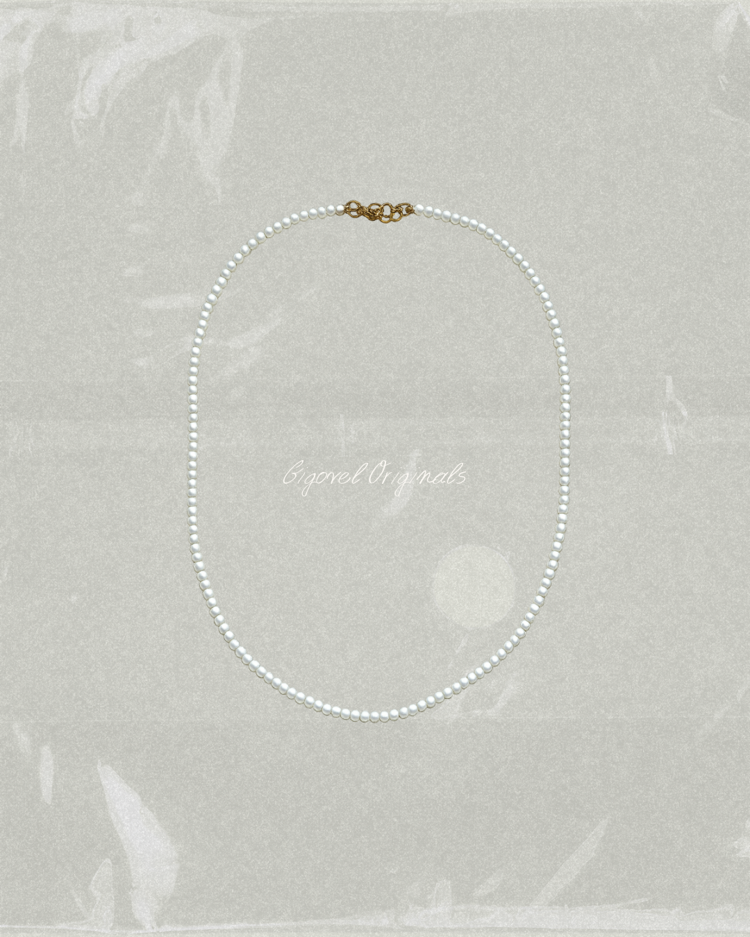 Colar de Pérolas Cloud Simples
