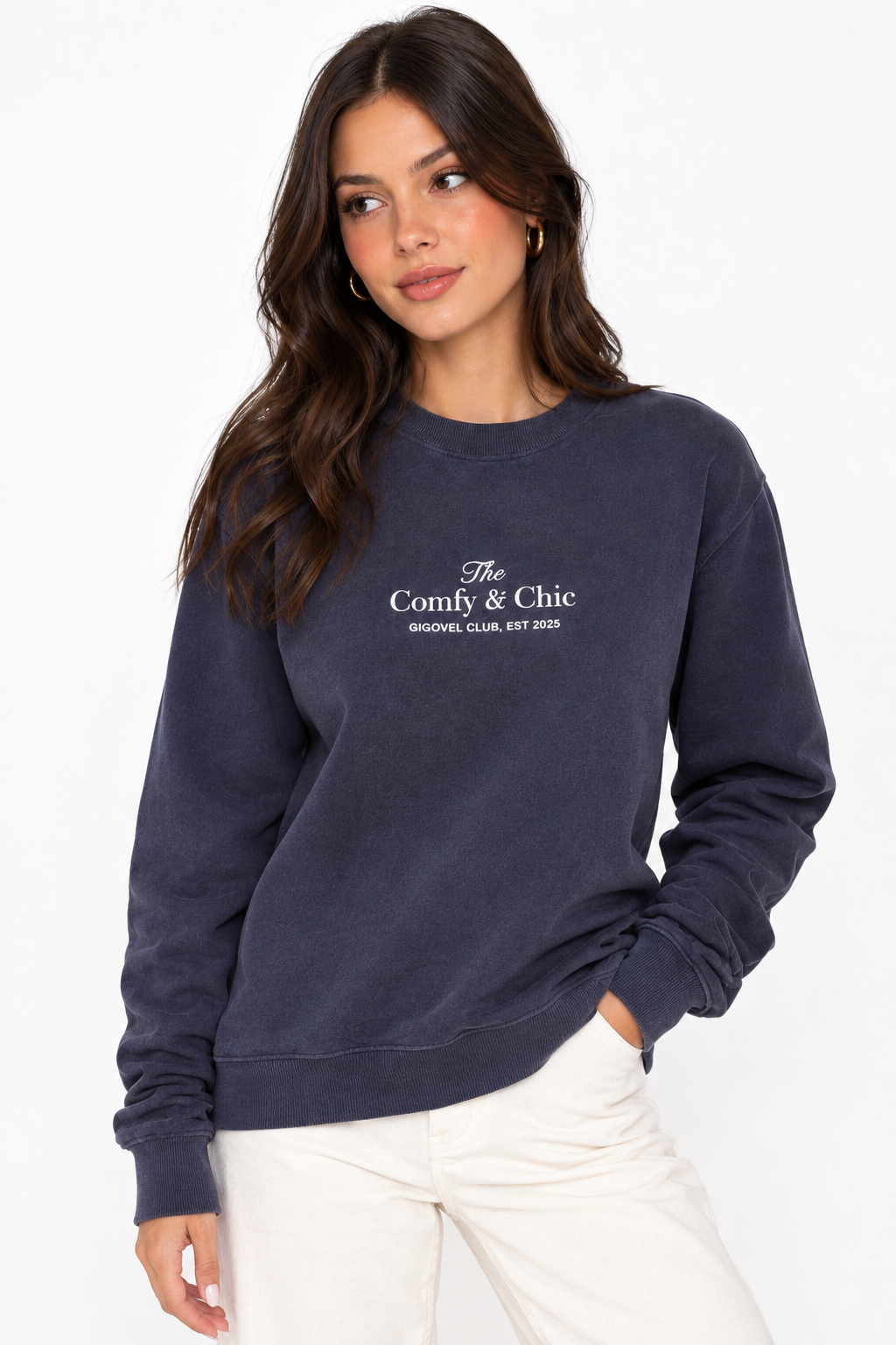 Casaco Moletom Comfy Classic (Azul Naval)