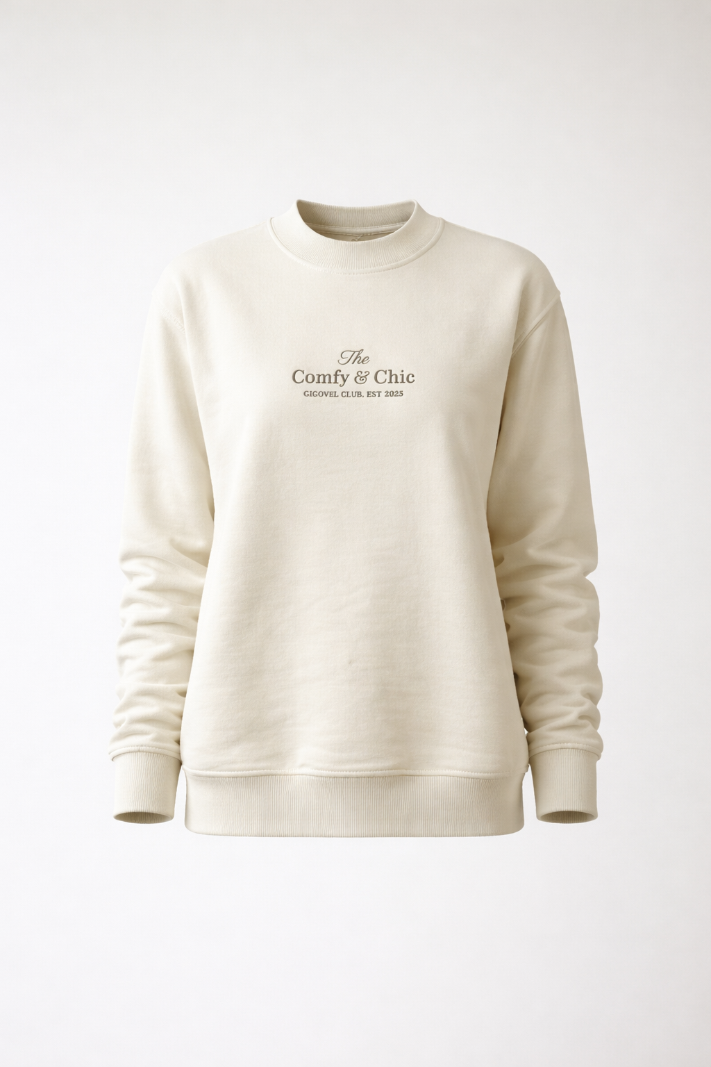 Casaco Moletom Comfy Classic (Areia Luxury)