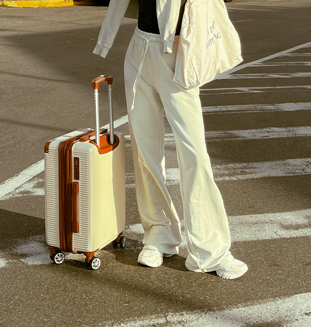 Calça Wide Leg (Areia Luxury)