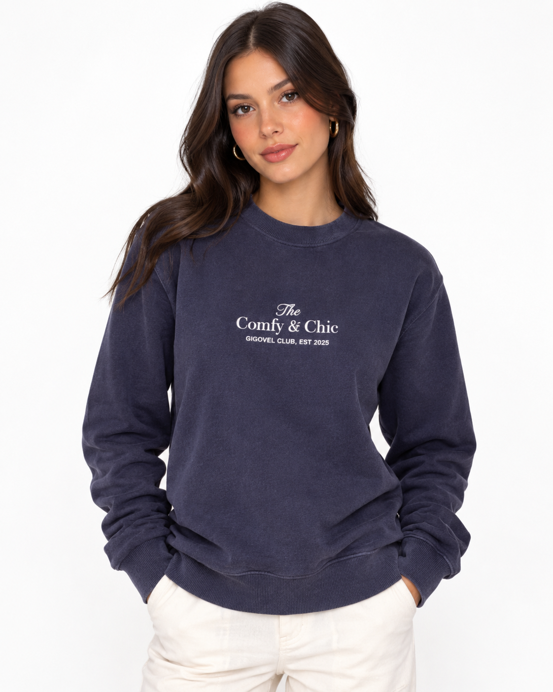 Casaco Moletom Comfy Classic (Azul Naval)