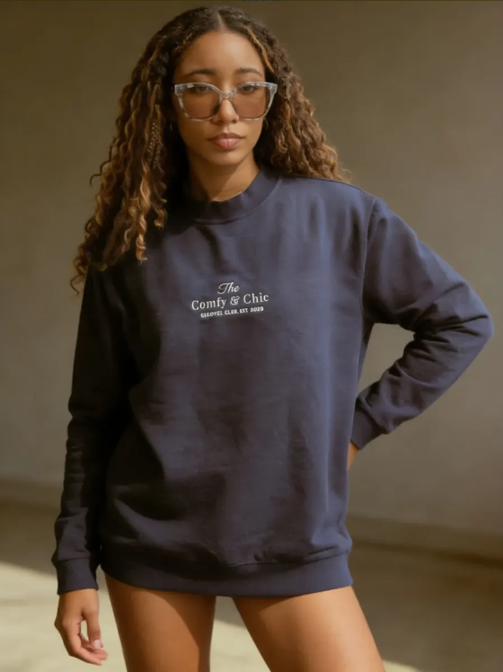 Casaco Moletom Comfy Classic (Azul Naval)